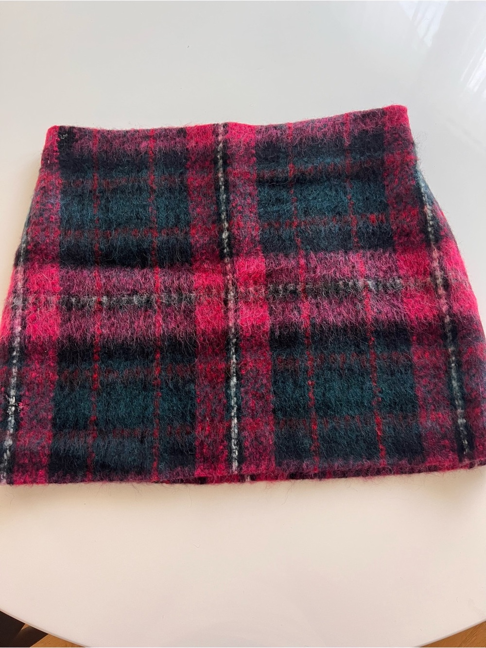 Ralph Lauren Pink and Black Plaid Mini Skirt